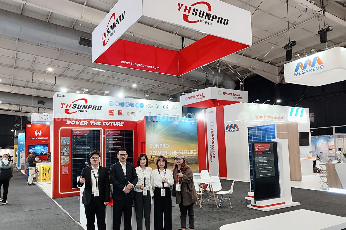 光伏储能展搭建